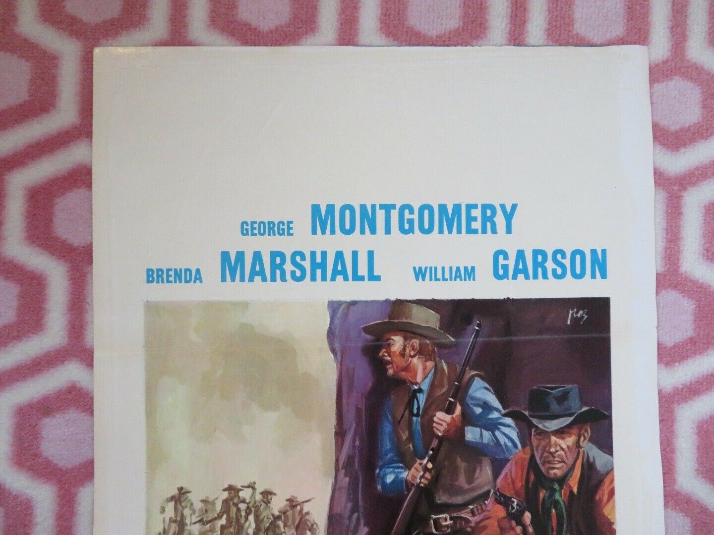 The Iroquois Trail ITALIAN LOCANDINA (27.5"x13") POSTER GEORGE MONTGOMERY 1952 - Rendezvous Cinema