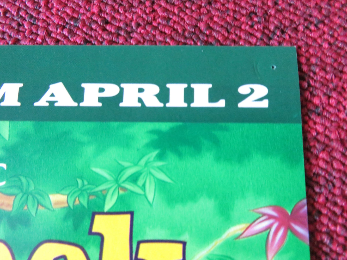 THE JUNGLE BOOK VHS VIDEO POSTER DISNEY Rendezvous Cinema Movie posters