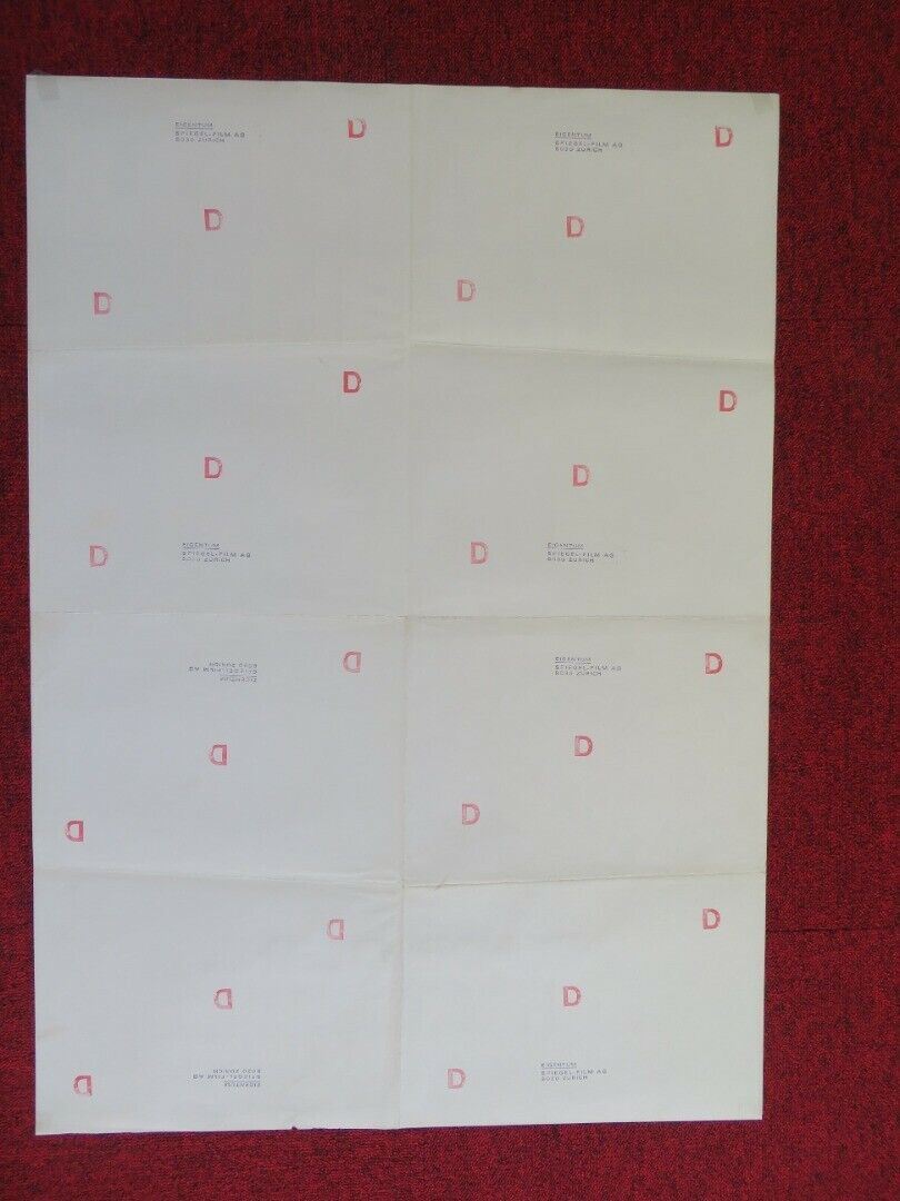 THE JUNKMAN GERMAN A1 ROLLED POSTER H.B. HALICKI 1982 Movie posters