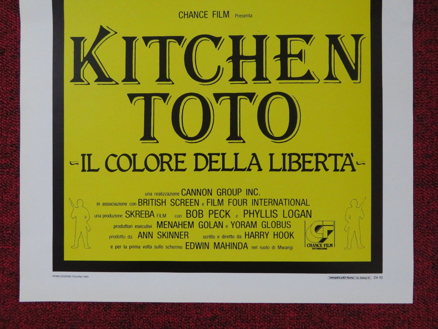 THE KITCHEN TOTO ITALIAN LOCANDINA POSTER CANNON BOB PECK PHYLLIS LOGAN 1989 Rendezvous Cinema Movie posters