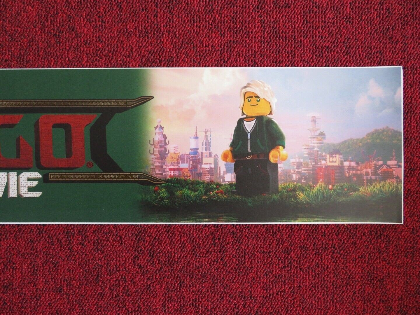 THE LEGO NINJAGO MOVIE U.S MYLAR (5.5" X 25") POSTER JACKIE CHAN DAVE FRANCO - Rendezvous Cinema