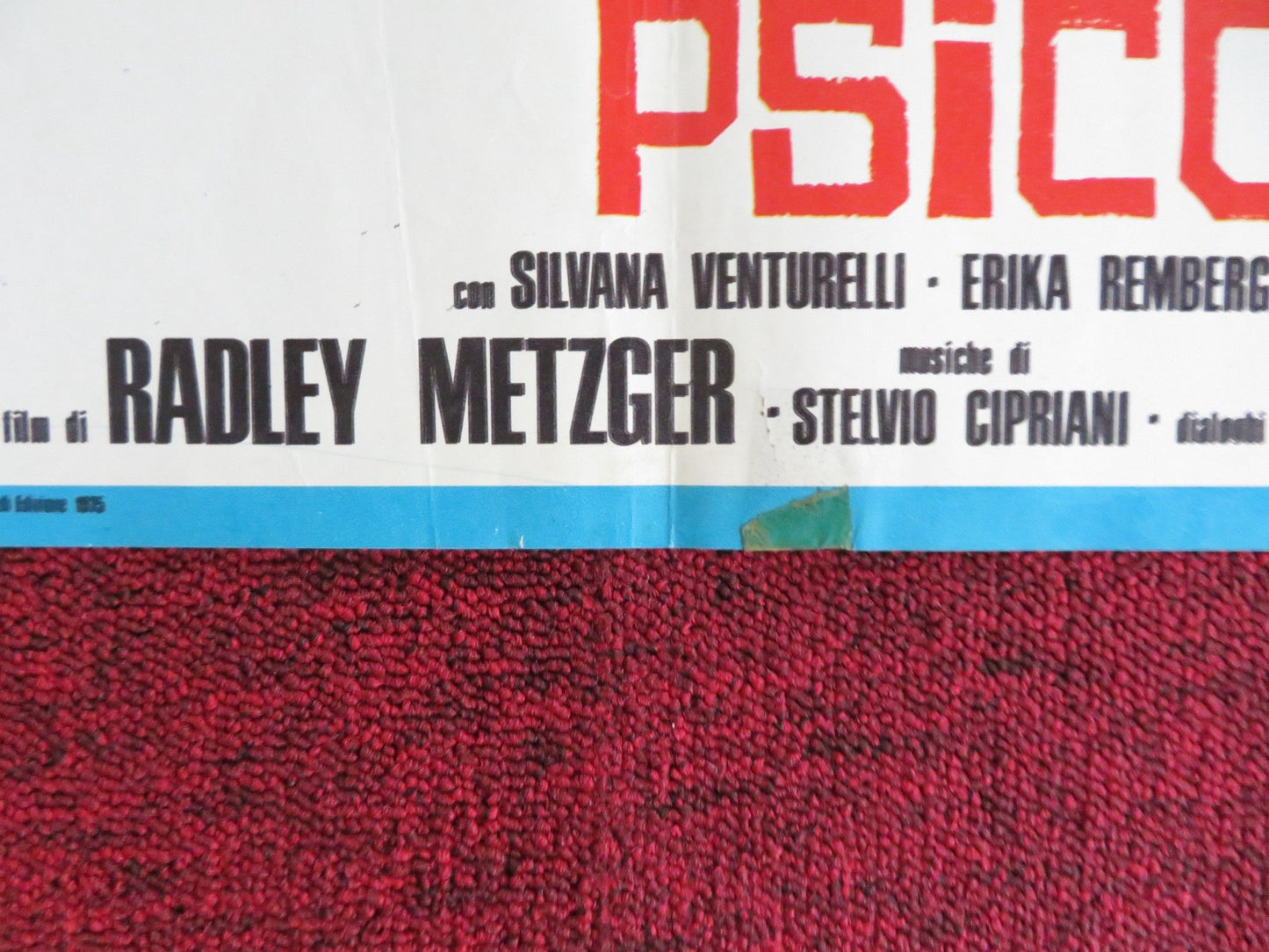 THE LICKERISH QUARTET - B ITALIAN FOTOBUSTA POSTER SILVANA VENTURELLI 1975 Rendezvous Cinema Movie posters