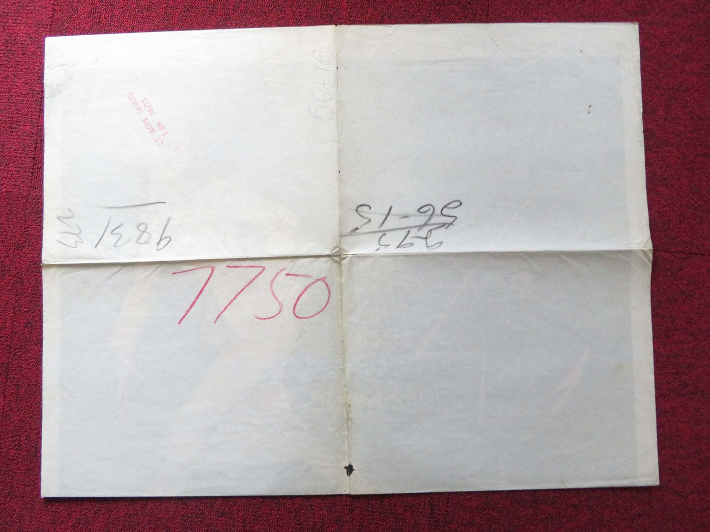 THE LIEUTENANT WORE SKIRTS FOLDED US ONE SHEET POSTER TOM EWELL S. NORTH 1955 Rendezvous Cinema Movie posters