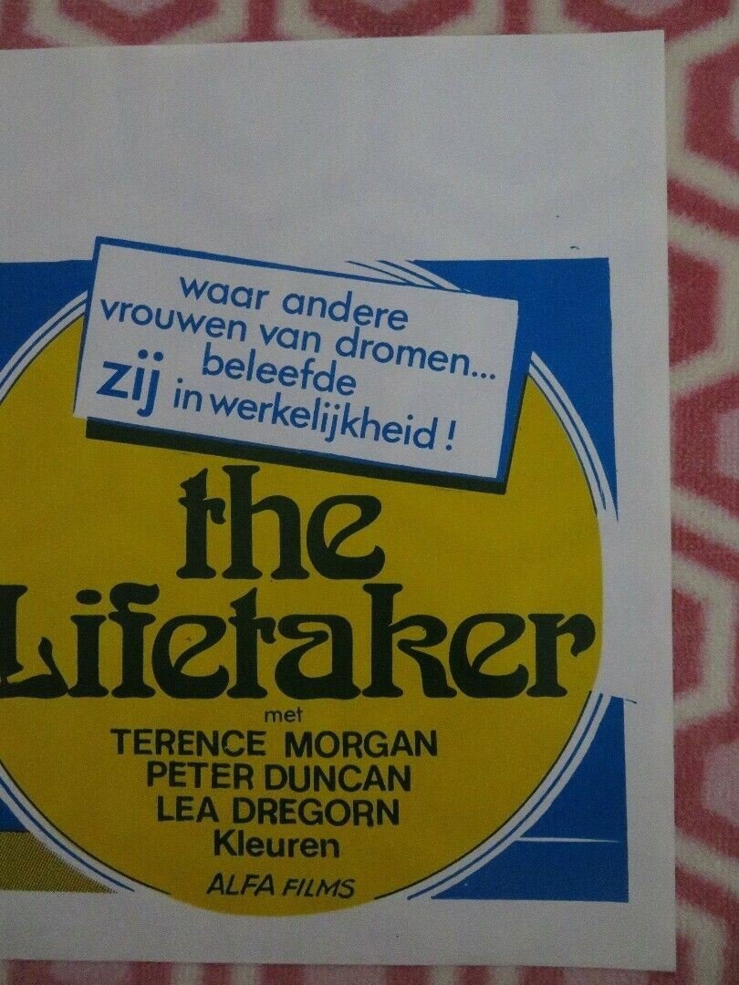 THE LIFETAKER BELGIUM (14"x 21") POSTER TERENCE MORGAN 1975 - Rendezvous Cinema