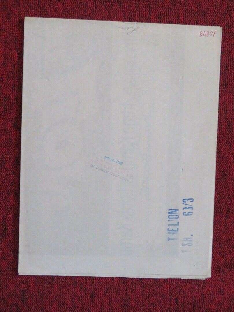 THE LION FOLDED US ONE SHEET POSTER WILLIAM HOLDEN TREVOR HOWARD CAPUCINE 1963 - Rendezvous Cinema