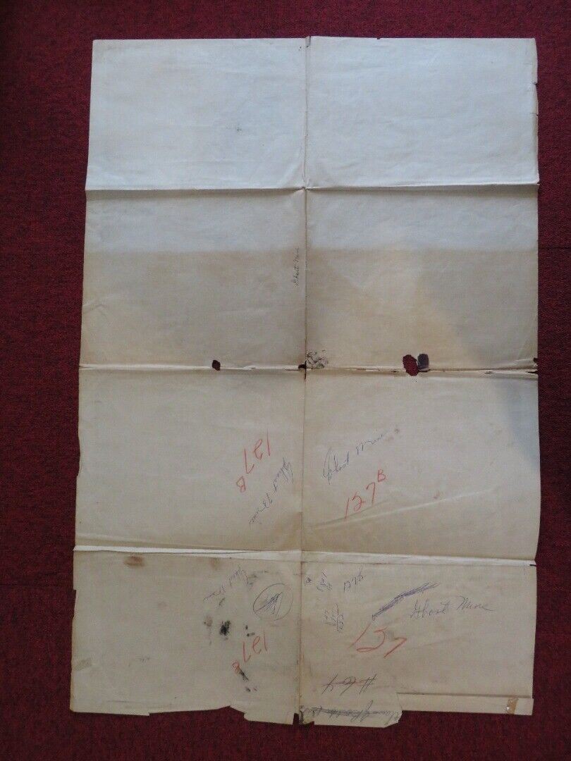 THE LONE RIDER IN GHOST TOWN/ GHOST MINE FOLDED US ONE SHEET POSTER 1941 Movie posters