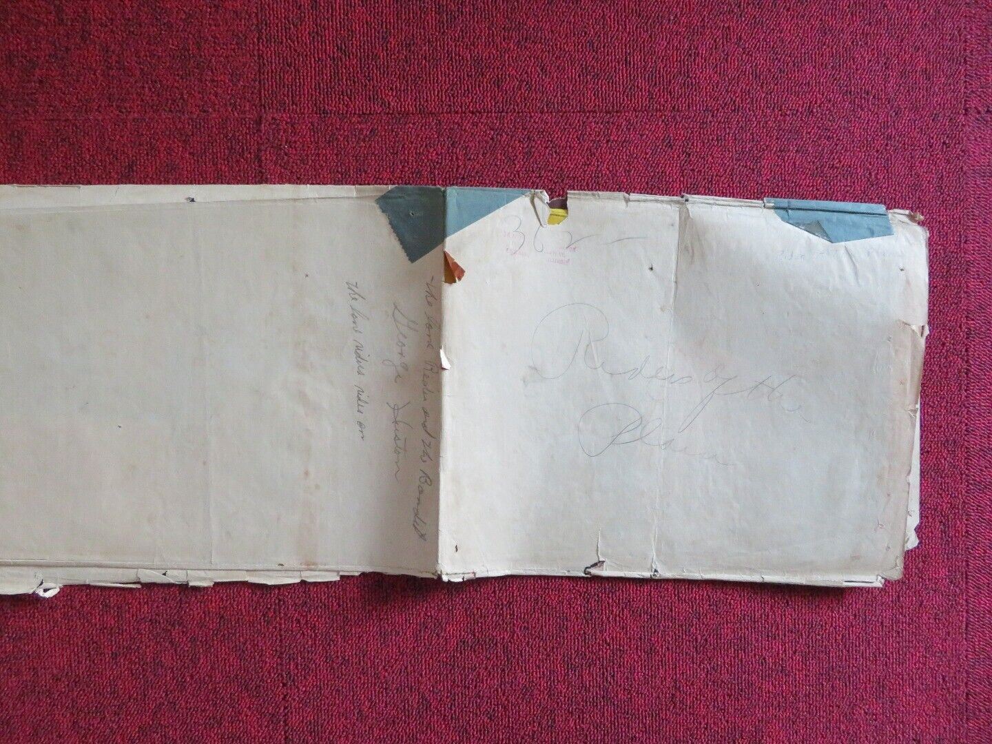 THE LONE RIDER RIDES ON FOLDED US ONE SHEET POSTER GEORGE HOUSTON 1941 Movie posters