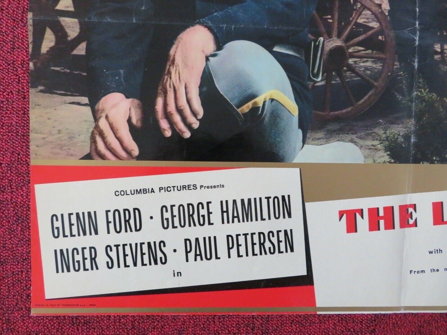 THE LONG RIDE HOME / A TIME FOR KILLING - D ITALIAN FOTOBUSTA POSTER GLENN FORD Movie posters