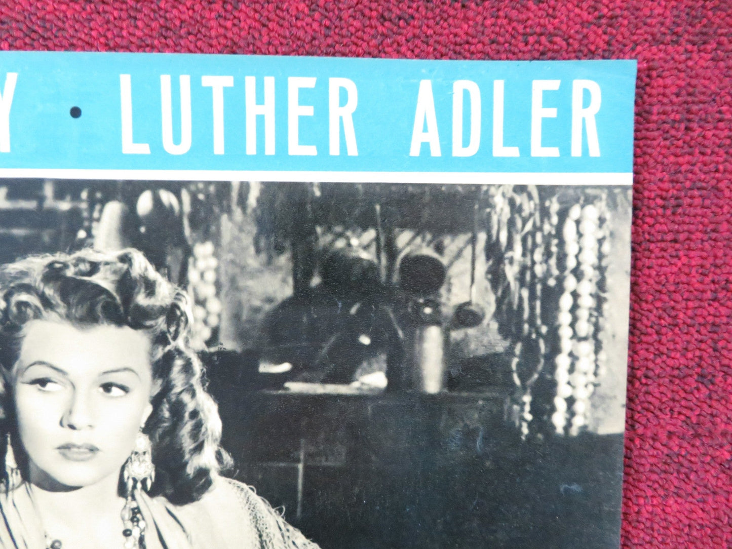 THE LOVES OF CARMEN - B ITALIAN FOTOBUSTA POSTER RITA HAYWORTH GLENN FORD R1960S Rendezvous Cinema Movie posters