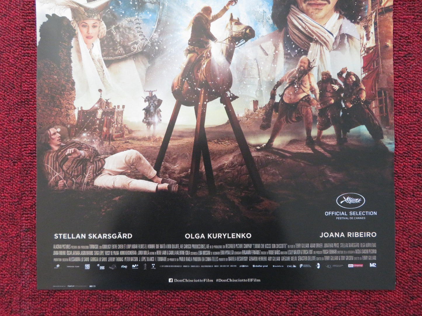 THE MAN WHO KILLED DON QUIXOTE ITALIAN LOCANDINA POSTER TERRY GILLIAM 2018 Rendezvous Cinema Movie posters