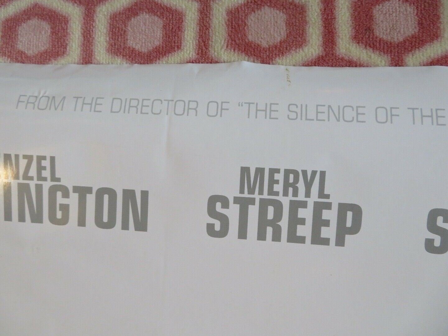 THE MANCHURIAN CANDIDATE US ONE SHEET ROLLED POSTER DENZEL WASHINGTON 2004 Rendezvous Cinema Movie posters