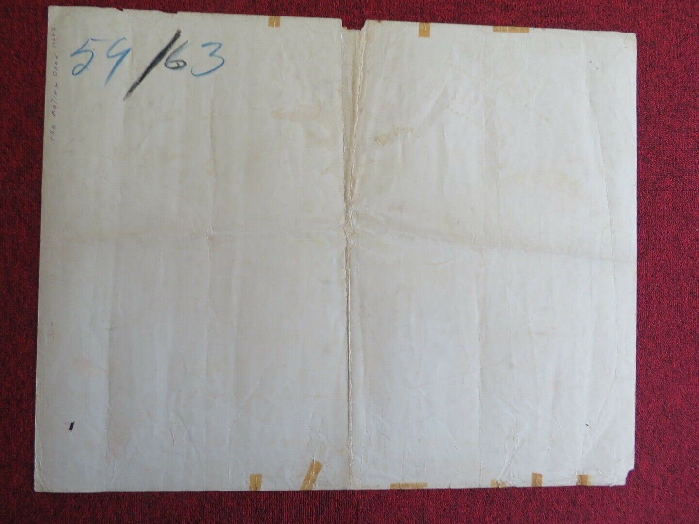 THE MATING GAME US HALF SHEET (22"x 28") POSTER DEBBIE REYNOLDS 1959 Movie posters