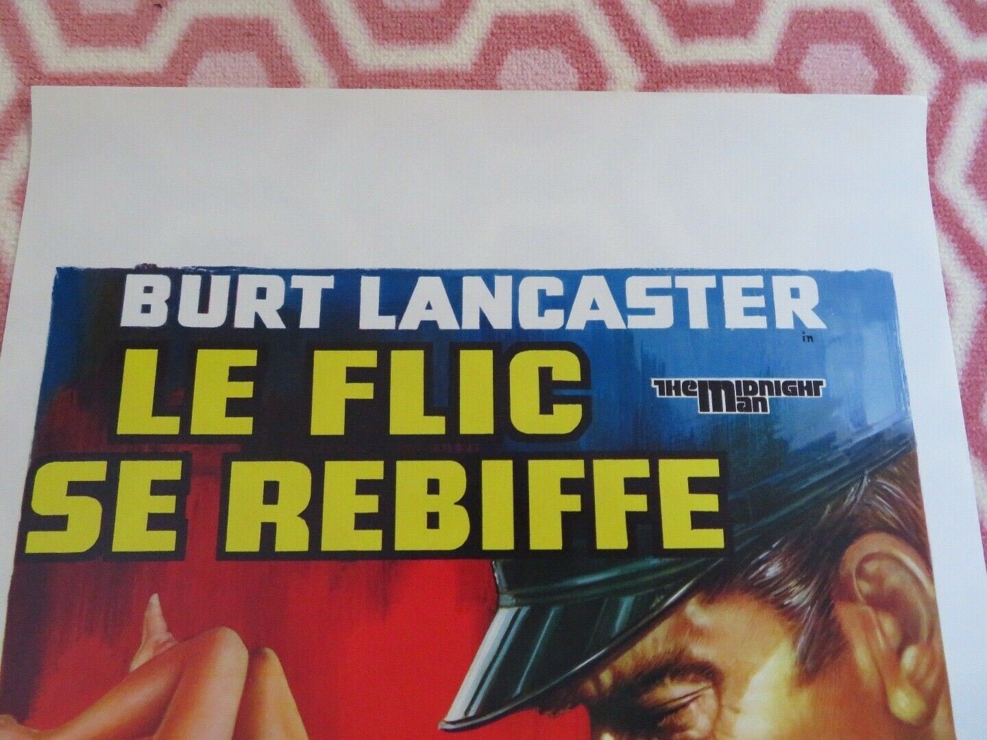 THE MIDNIGHT MAN / LE FLIC SE REBIFFE BELGIUM (21.5"x 14.5") POSTER B.LANCASTER Movie posters