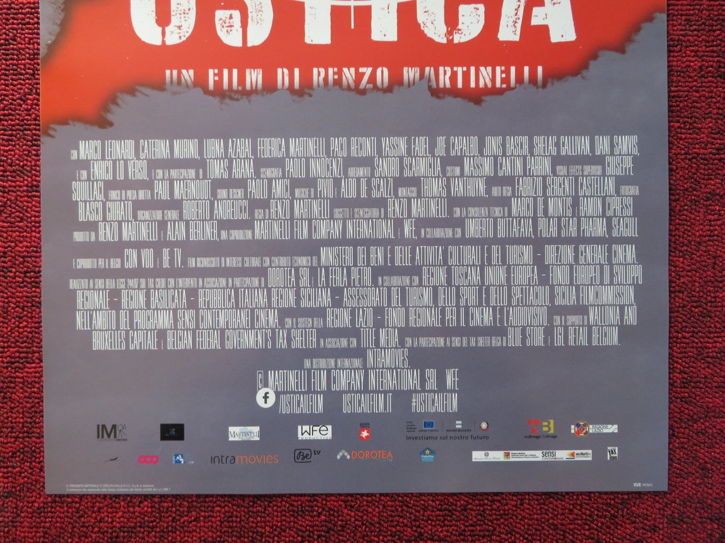 THE MISSING PAPER ITALIAN LOCANDINA POSTER MARCO LEONARDI CATERINA MURINO 2016 Rendezvous Cinema Movie posters