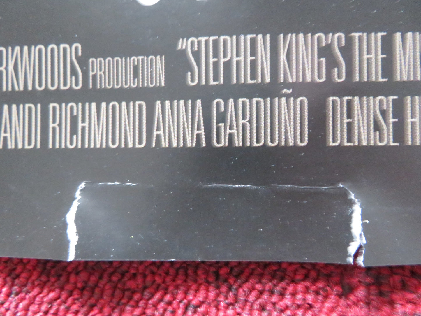 THE MIST UK QUAD (30"x 40") ROLLED POSTER STEPHEN KING THOMAS JANE 2007 Rendezvous Cinema Movie posters