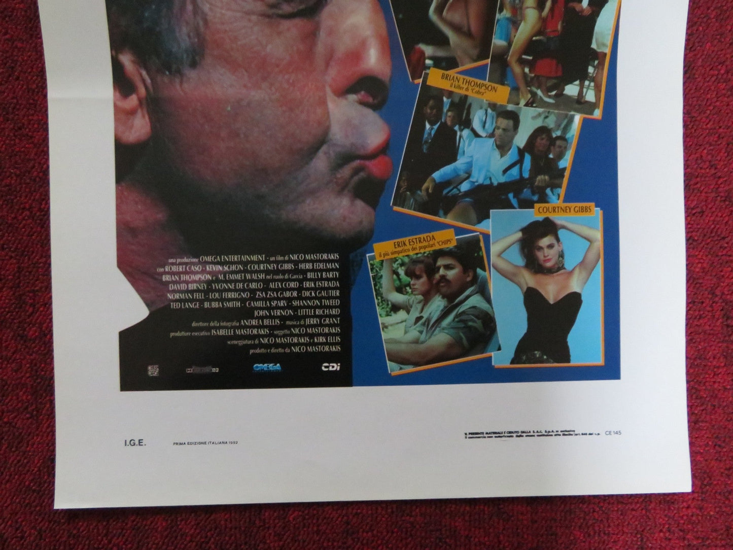 THE NAKED TRUTH ITALIAN LOCANDINA POSTER ROBERT CASO KEVIN SCHON 1992 Rendezvous Cinema Movie posters
