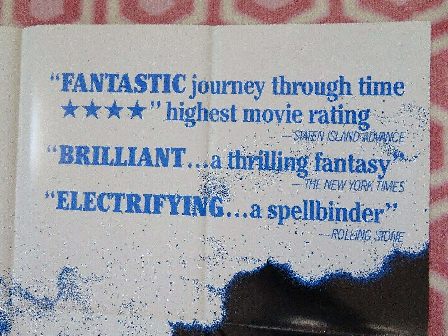 THE NAVIGATOR:AN ODYSSEY ACROSS TIME VIDEO POSTER FOLDED B LYONS C HAYWOOD '89 Movie posters