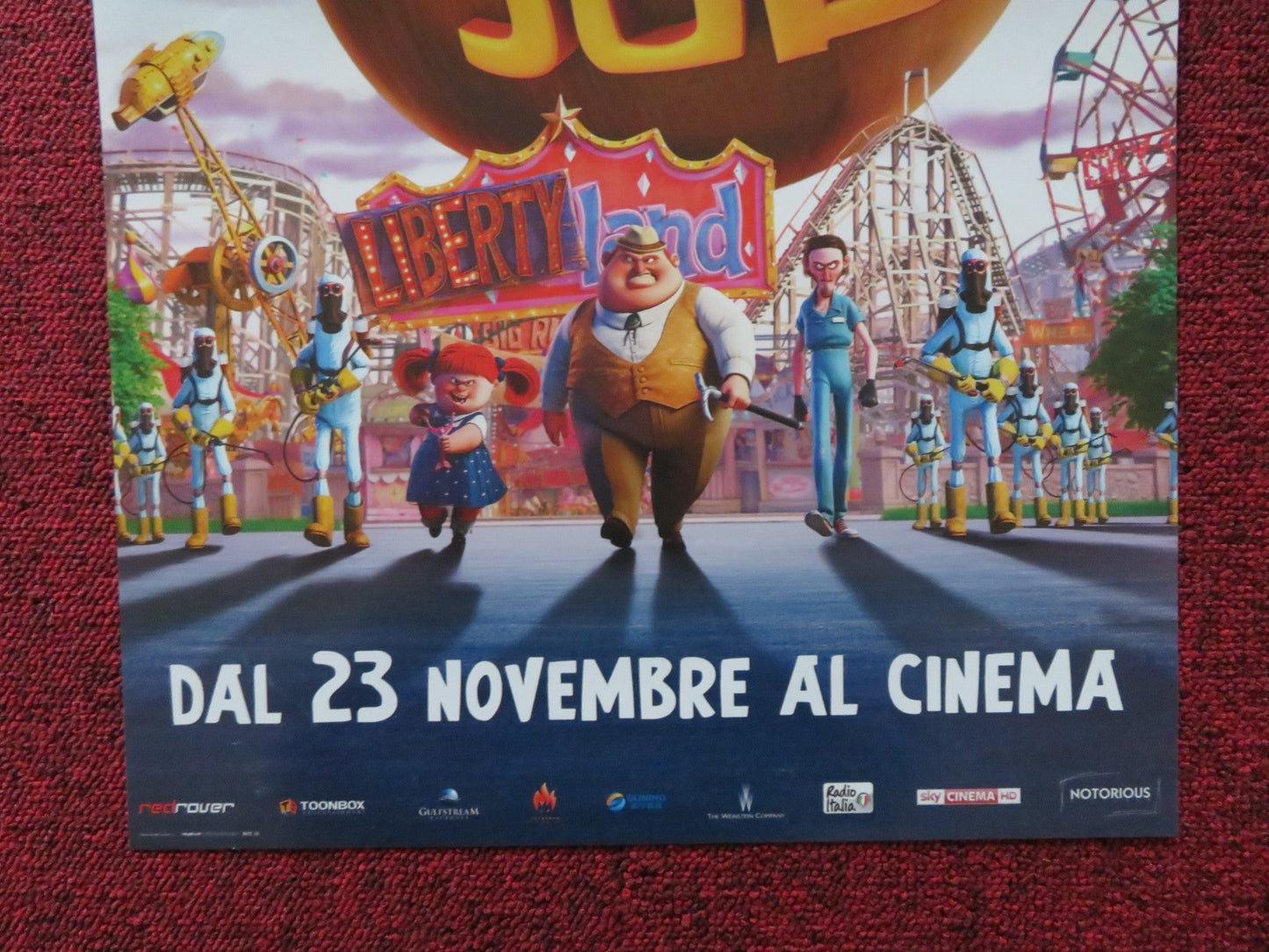THE NUT JOB ITALIAN LOCANDINA POSTER WILL ARNETT BRENDAN FRASER 2014 Rendezvous Cinema Movie posters