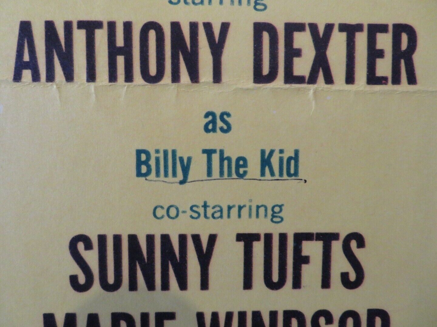 THE PARSON AND THE OUTLAW US INSERT (14"x 36") POSTER ANTHONY DEXTER 1957 Rendezvous Cinema Movie posters