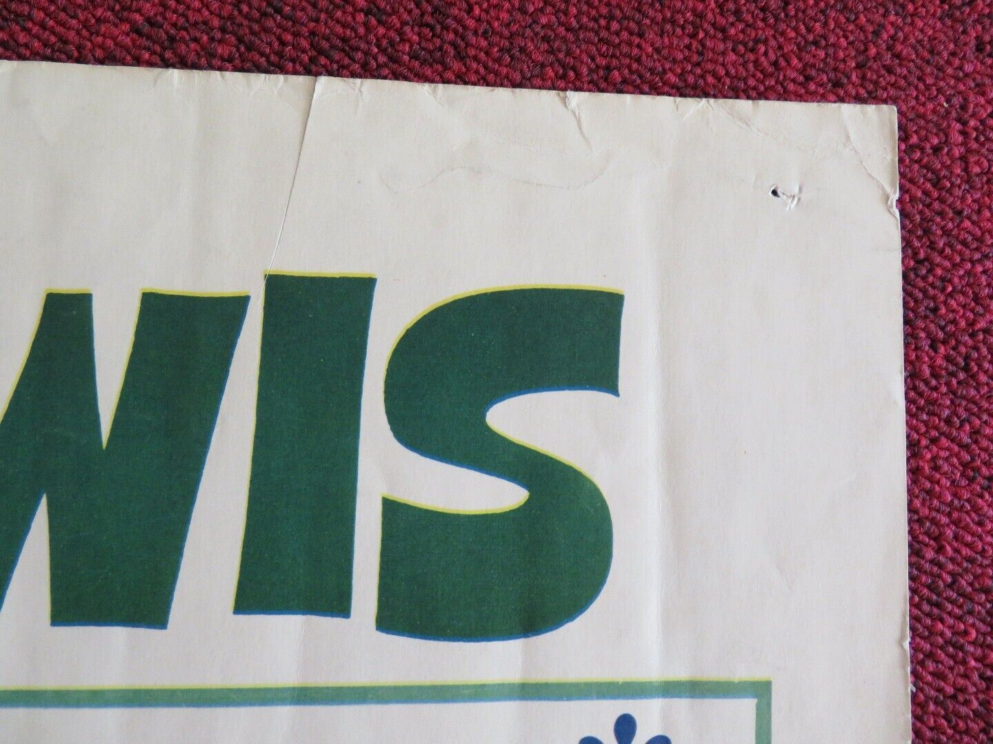 THE PASTY US HALF SHEET (22"x 28") POSTER JERRY LEWIS 1964 Movie posters