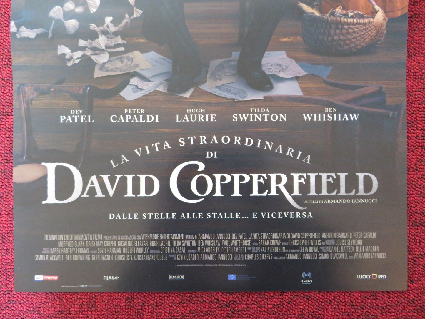 THE PERSONAL HISTORY OF DAVID COPPERFIELD ITALIAN LOCANDINA POSTER D. PATEL 2019 Rendezvous Cinema Movie posters