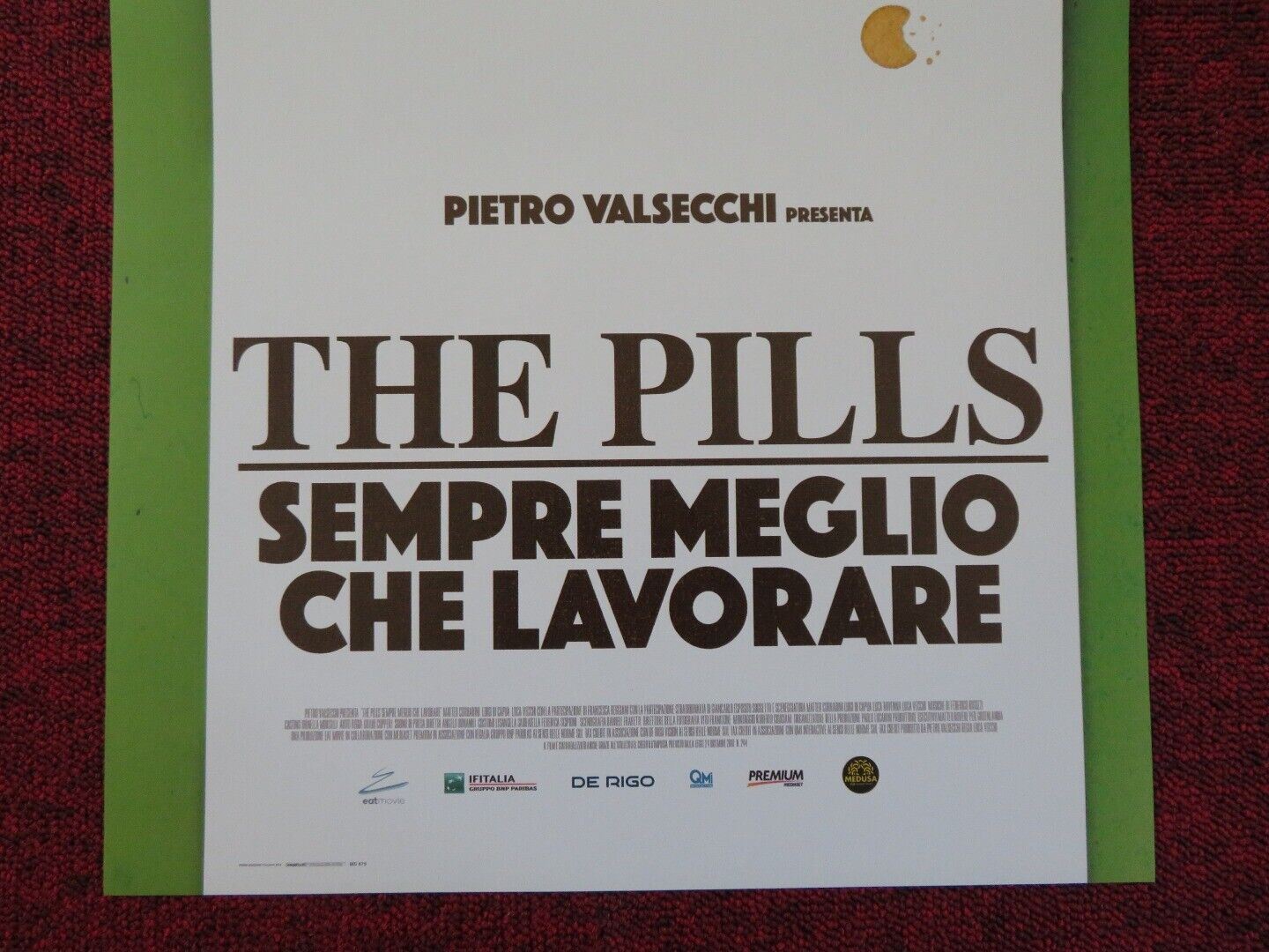 THE PILLS SEMPRE MEGLIO CHE LAVORARE ITALIAN LOCANDINA (26.5"x12.5") POSTER '16 Rendezvous Cinema Movie posters
