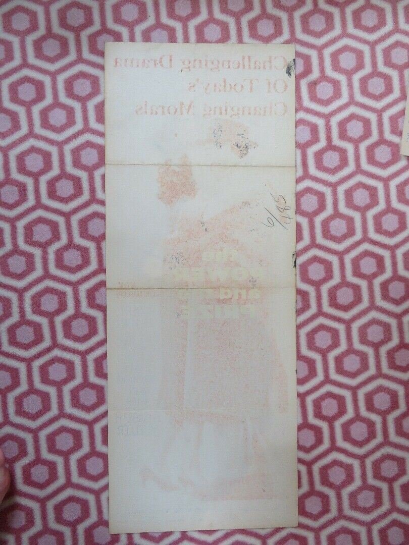 THE POWER AND THE PRIZE US INSERT (14"x 36") POSTER BURL IVES R TAYLOR 1956 Movie posters