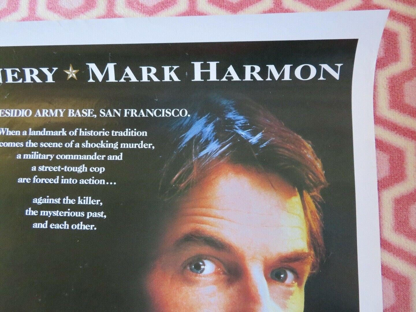 THE PRESIDIO US ONE SHEET ROLLED POSTER SEAN CONNERY MARK HARMON 1988 Movie posters