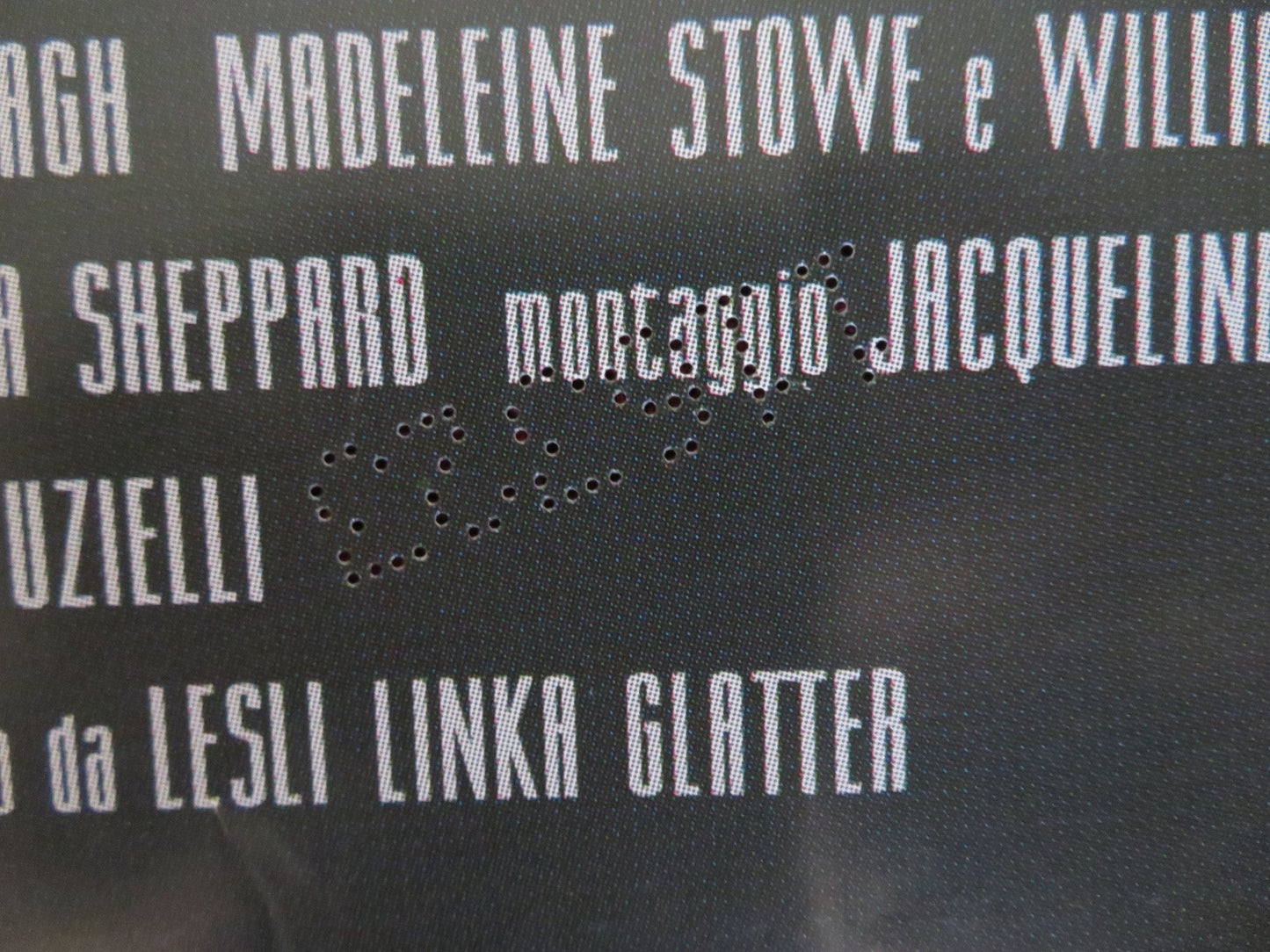 THE PROPOSITION ITALIAN FOGLIO POSTER KENNETH BRANAGH MADELEINE STOWE 1998 Rendezvous Cinema Movie posters