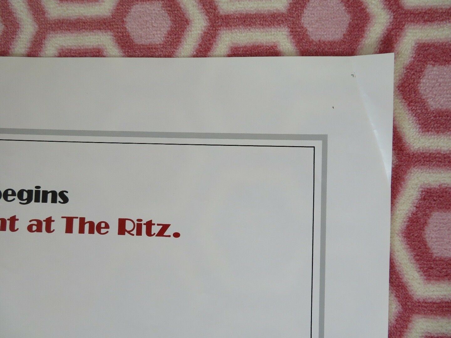 THE RITZ ONE SHEET POSTER JERRY STILLER D.RICHARD LESTER 1976 Movie posters