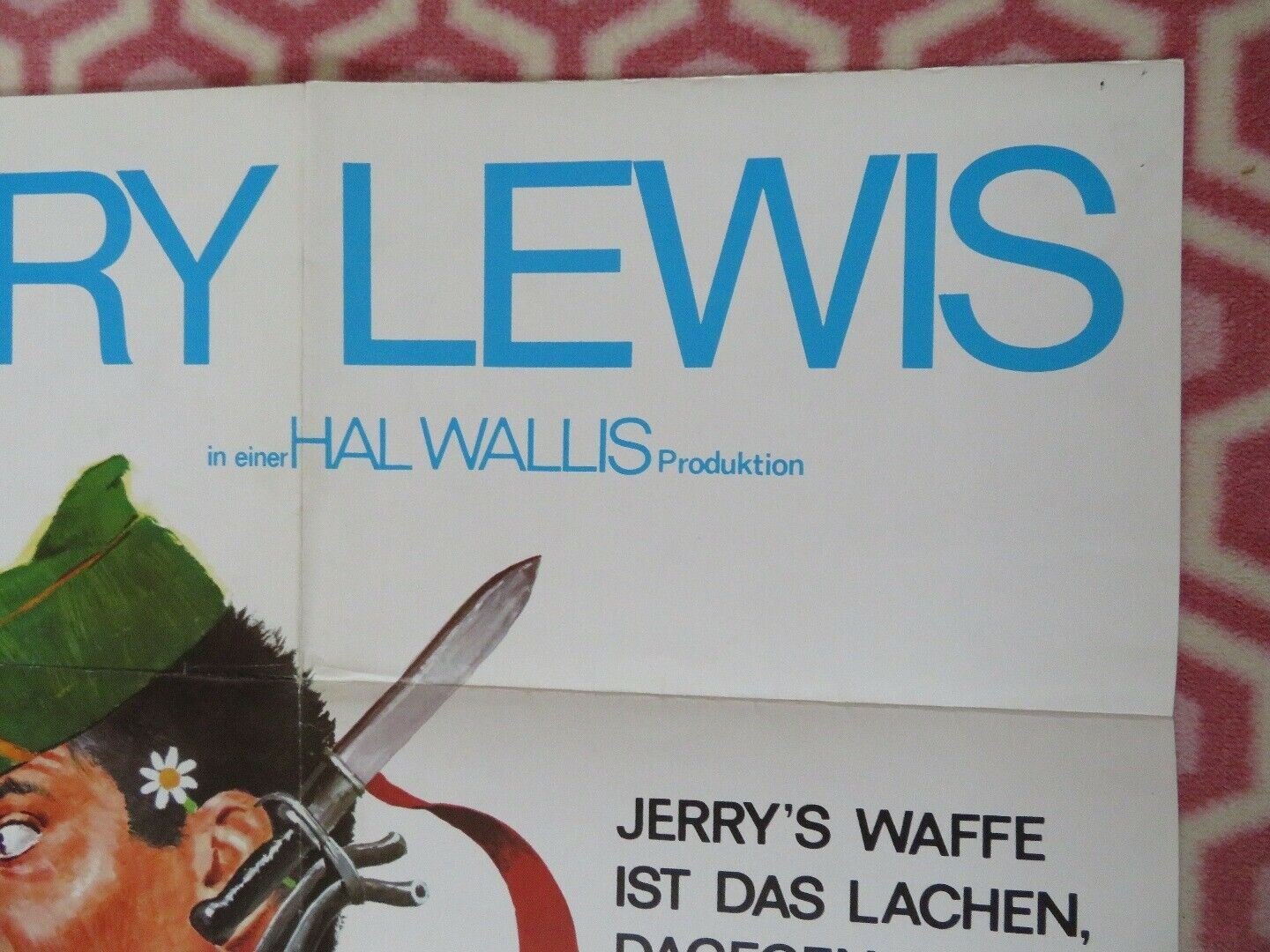 THE SAD SACK GERMAN A1 (33"x 23") POSTER JERRY LEWIS PETER LORRE 1957 Movie posters