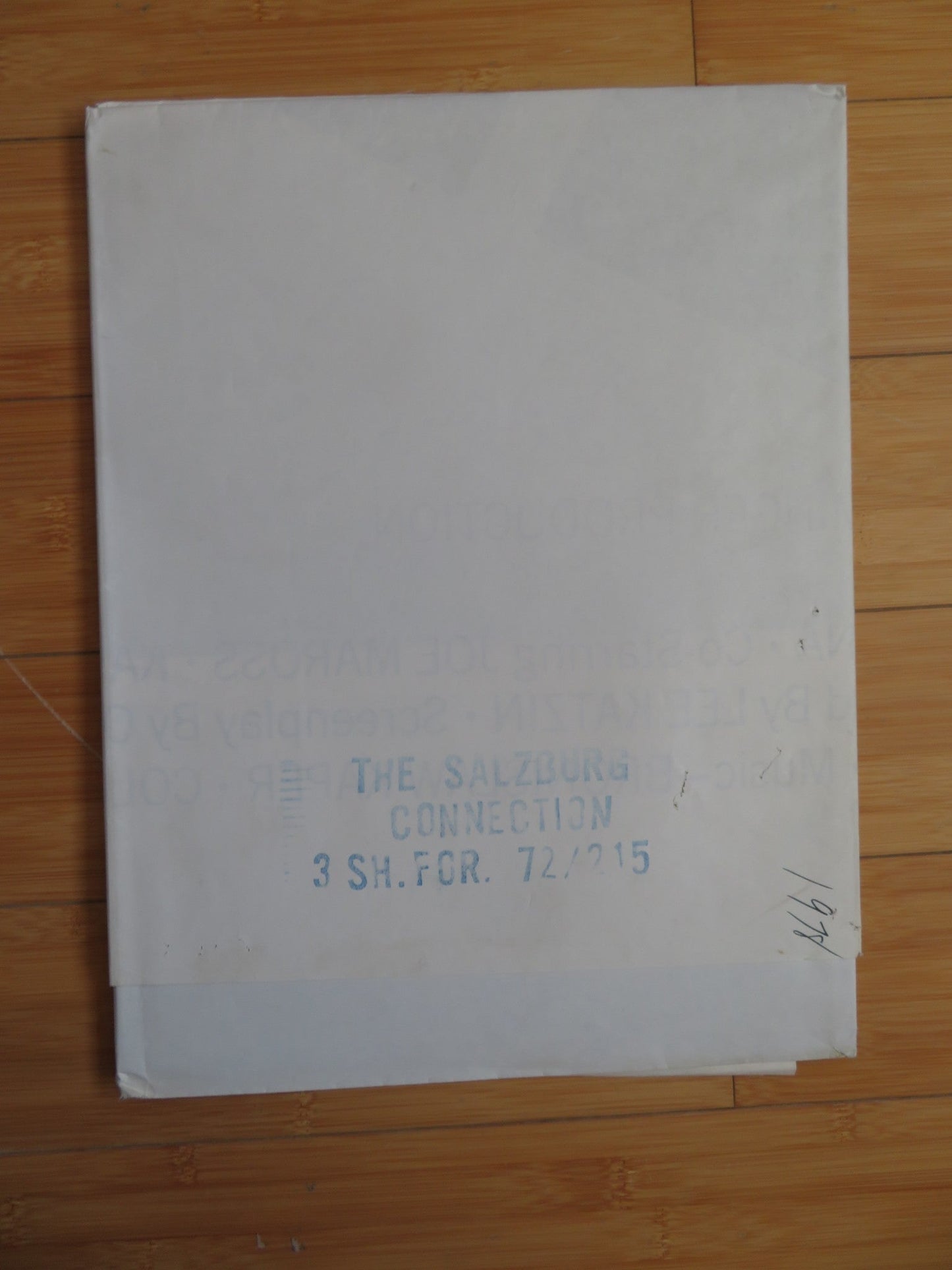 THE SALZBURG CONNECTION US 3 SHEET POSTER BARRY NEWMAN ANNA KARINA 1972 Rendezvous Cinema Movie posters