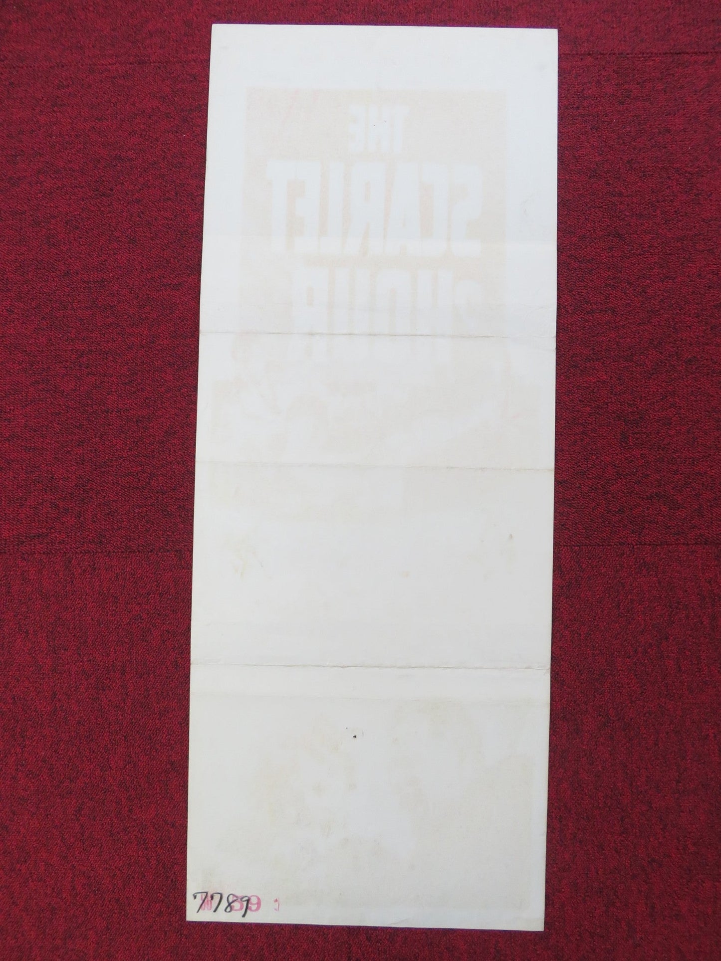 THE SCARLET HOUR US INSERT (14"x 36") POSTER CAROL OHMART TOM TRYON 1956 Rendezvous Cinema Movie posters