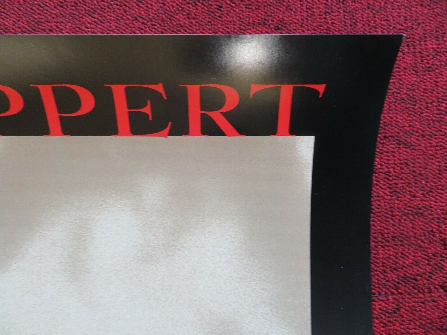 THE SCHOOL OF FLESH US ONE SHEET ROLLED POSTER ISABELLE HUPPERT 1998 - Rendezvous Cinema