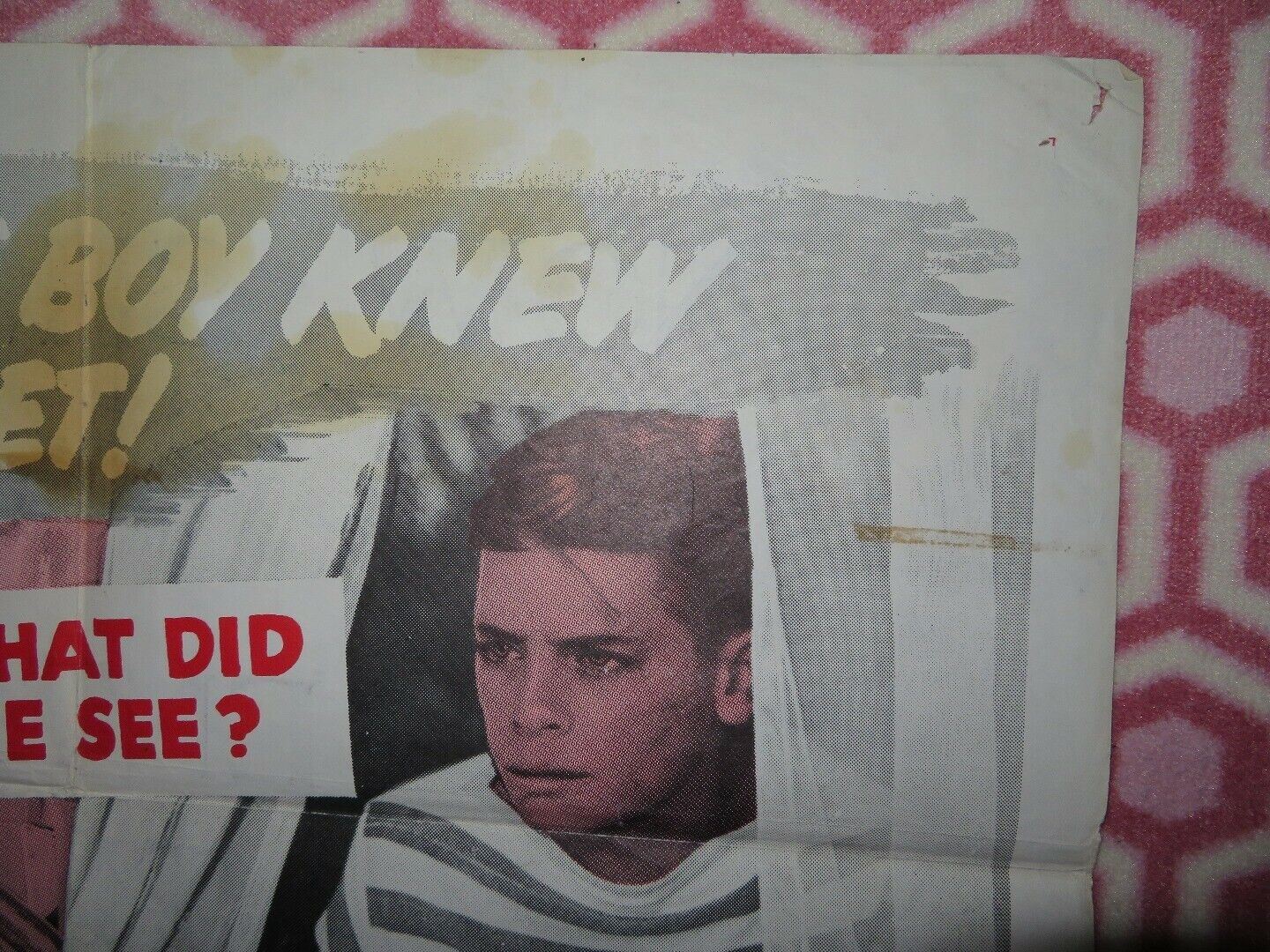 THE SILENT WITNESS US ONE SHEET POSTER GEORGE KENNEDY 1962 Rendezvous Cinema Movie posters