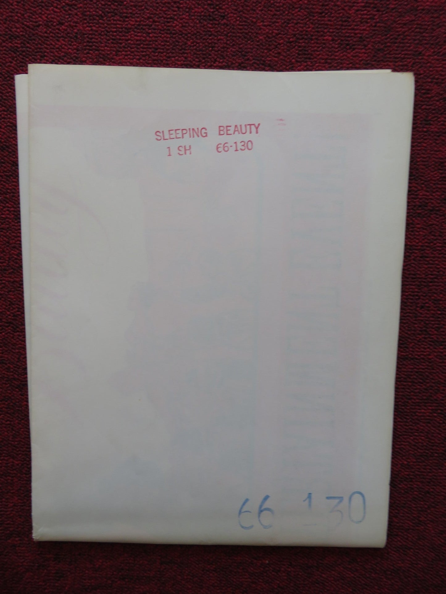 THE SLEEPING BEAUTY FOLDED US ONE SHEET POSTER LENINGRAD KIROV BALLET 1966 Rendezvous Cinema Movie posters