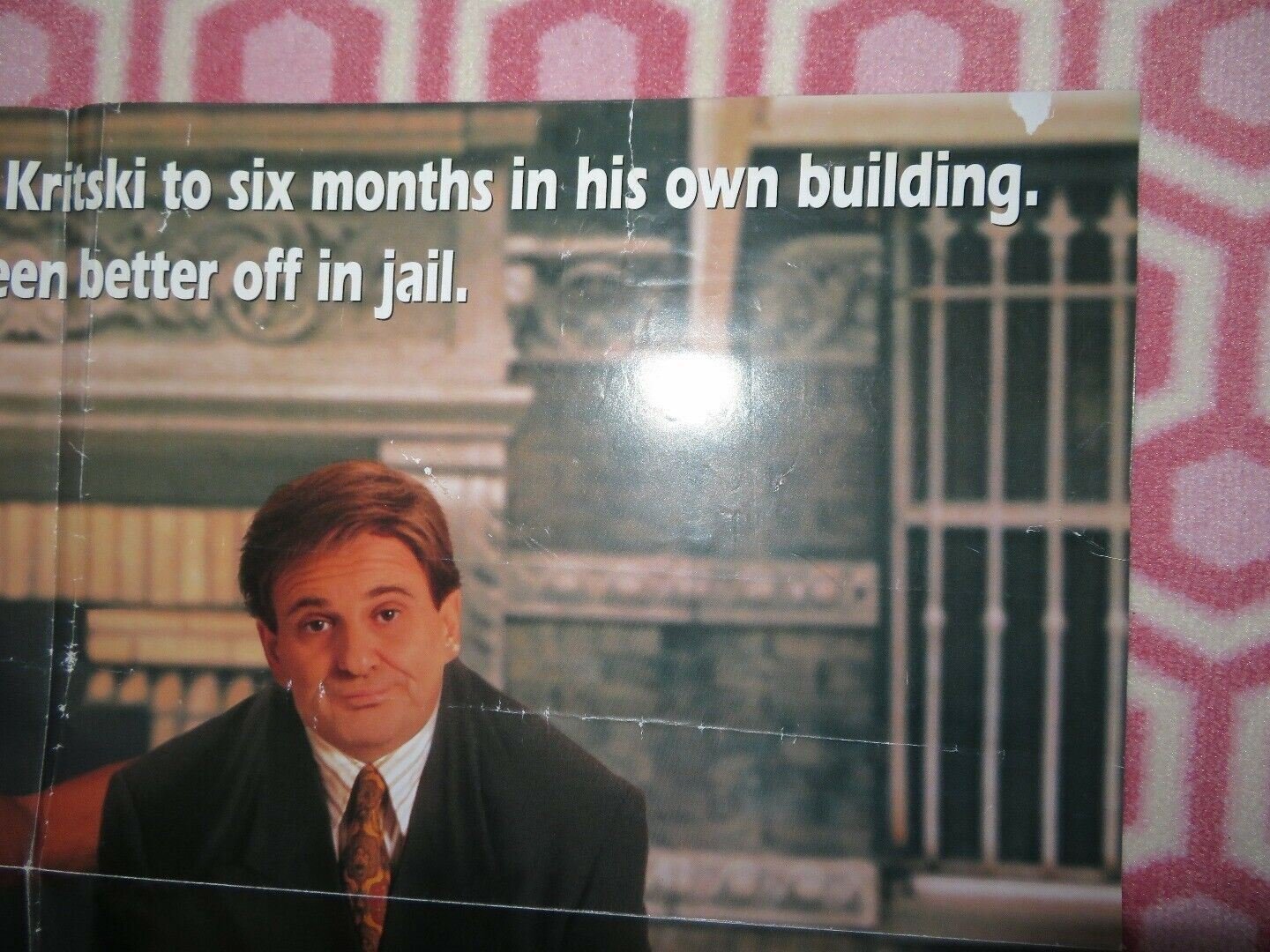 THE SUPER US ONE SHEET POSTER JOE PESCI VINCENT GARDENIA 1991 Movie posters