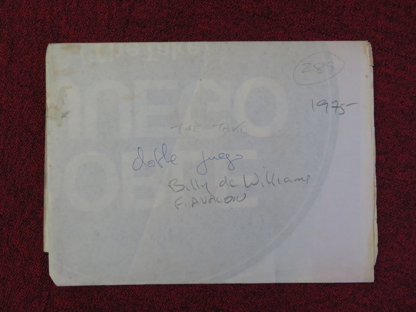 THE TAKE FOLDED SPANISH POSTER BILLY DEE WILLIAMS EDDIE ALBERT 1974 Rendezvous Cinema Movie posters