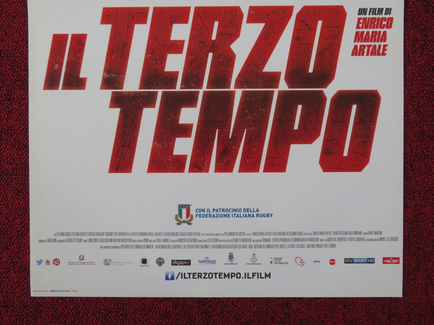 THE THIRD HALF ITALIAN LOCANDINA POSTER PIER GIORGIO BELLOCCHIO S. CASSETTI 2013 Rendezvous Cinema Movie posters