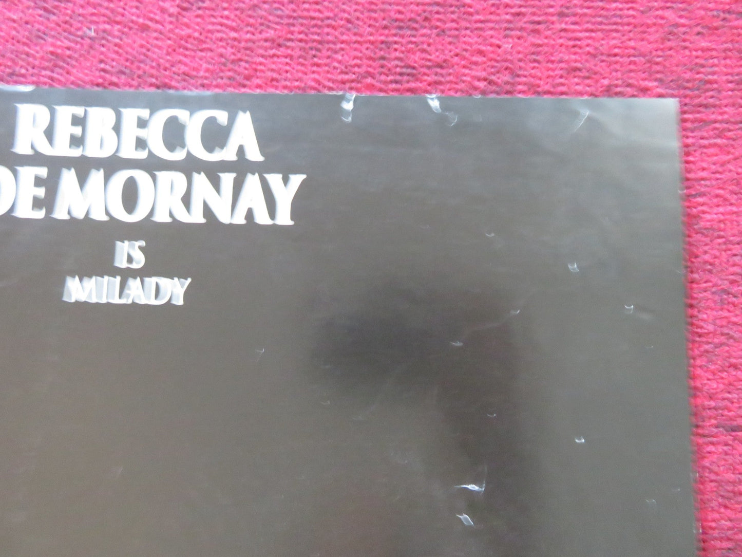 THE THREE MUSKETEERS UK QUAD POSTER FOLDED DISNEY KIEFER SUTHERLAND 1993 Rendezvous Cinema Movie posters