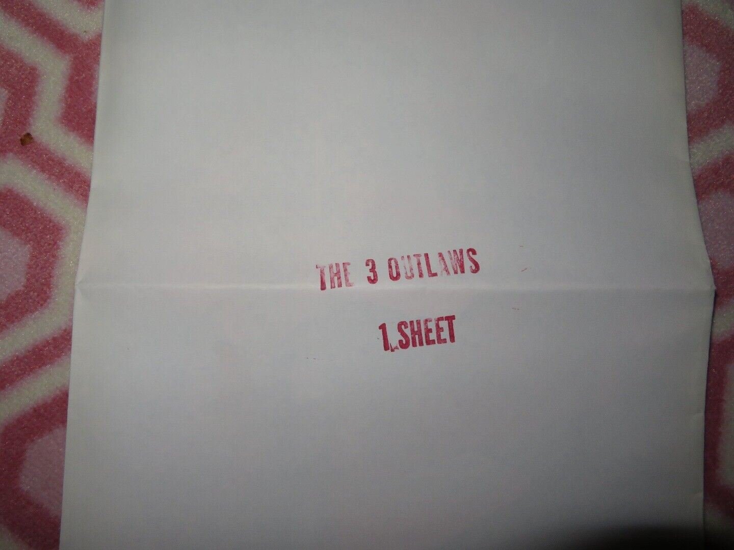 THE THREE OUTLAWS US ONE SHEET POSTER NEVILLE BRAND ALAN HALE 1956 Movie posters