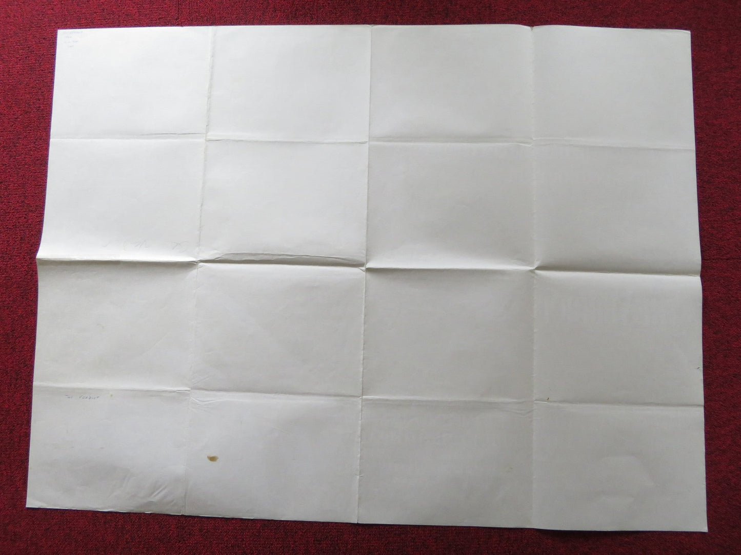 THE VERDICT UK QUAD POSTER FOLDED PAUL NEWMAN JACK WARDEN 1982 Rendezvous Cinema Movie posters