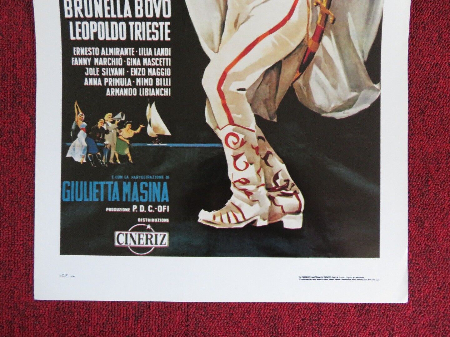 THE WHITE SHEIK ITALIAN LOCANDINA (27.5"x13") POSTER ALBERTO SORDI 2000's Movie posters