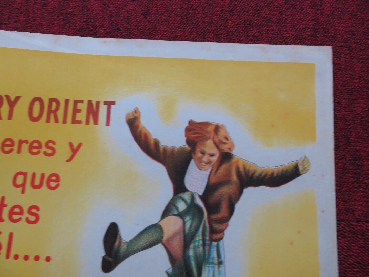 THE WORLD OF HENRY ORIENT FOLDED ARGENTINA POSTER PETER SELLERS ANGELA LANSBURY Movie posters