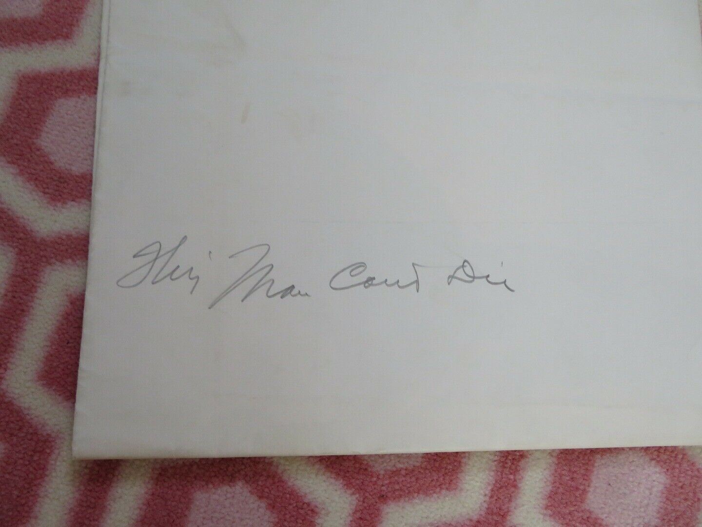 THIS MAN CAN'T DIE / Long Days of Hate FOLDED US ONE SHEET POSTER 1968 - Rendezvous Cinema