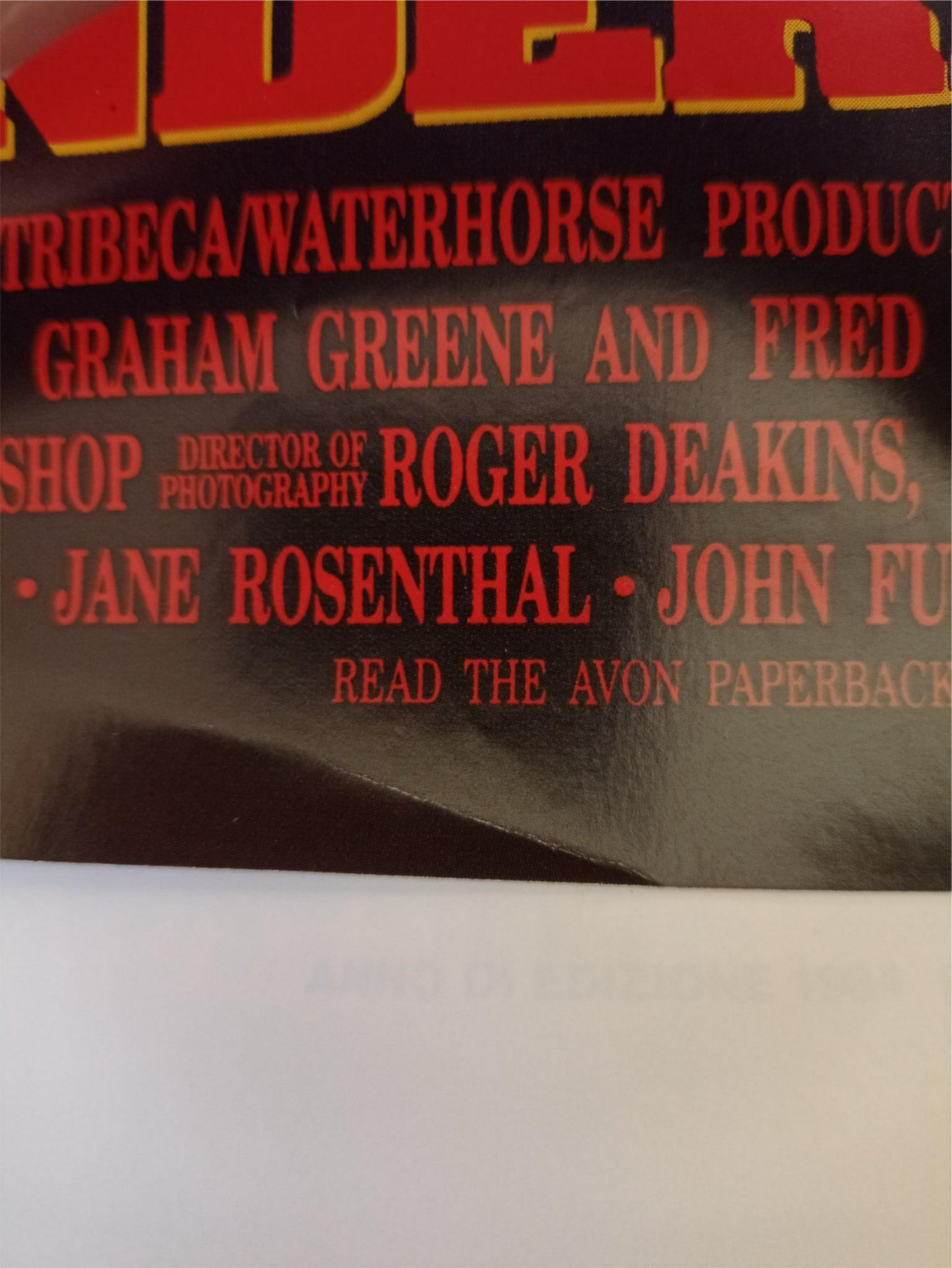 THUNDERHEART BELGIUM (19.5"x 13") POSTER VAL KILMER SAM SHEPARD GRAHAM GREENE Rendezvous Cinema Movie posters