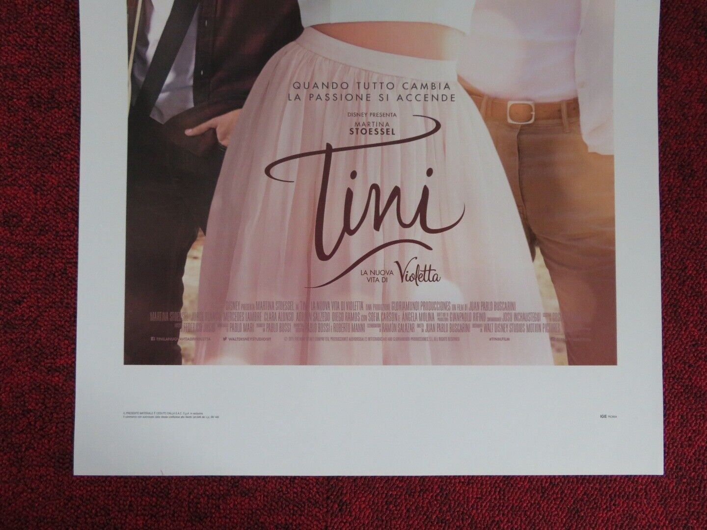 TINI: THE NEW LIFE OF VIOLETTA ITALIAN LOCANDINA (27.5"x13") POSTER 2016 Movie posters