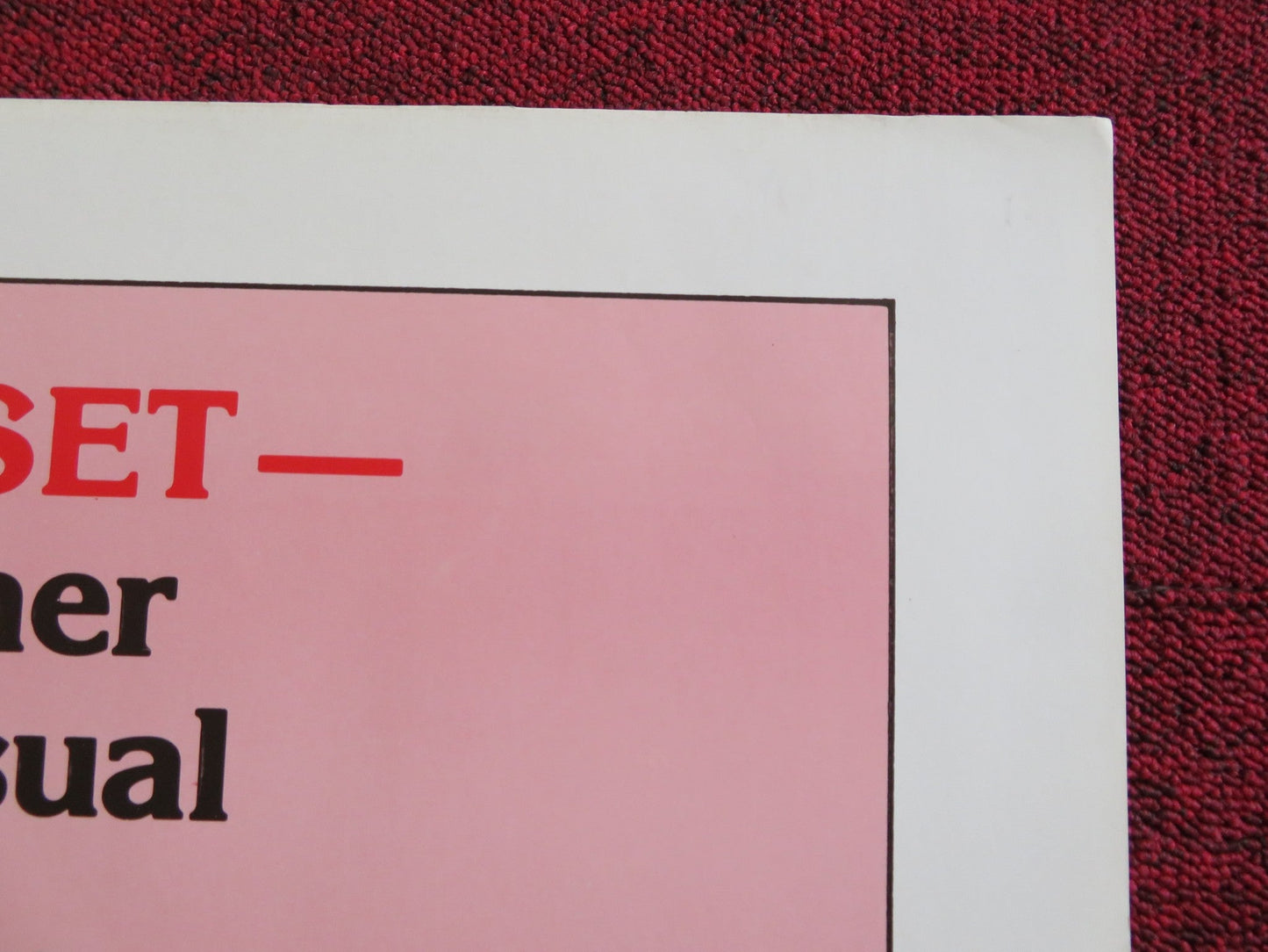 TOGETHER US TRI FOLDED ONE SHEET ROLLED POSTER JACQUELINE BISSET T. STAMP 1979 Rendezvous Cinema Movie posters