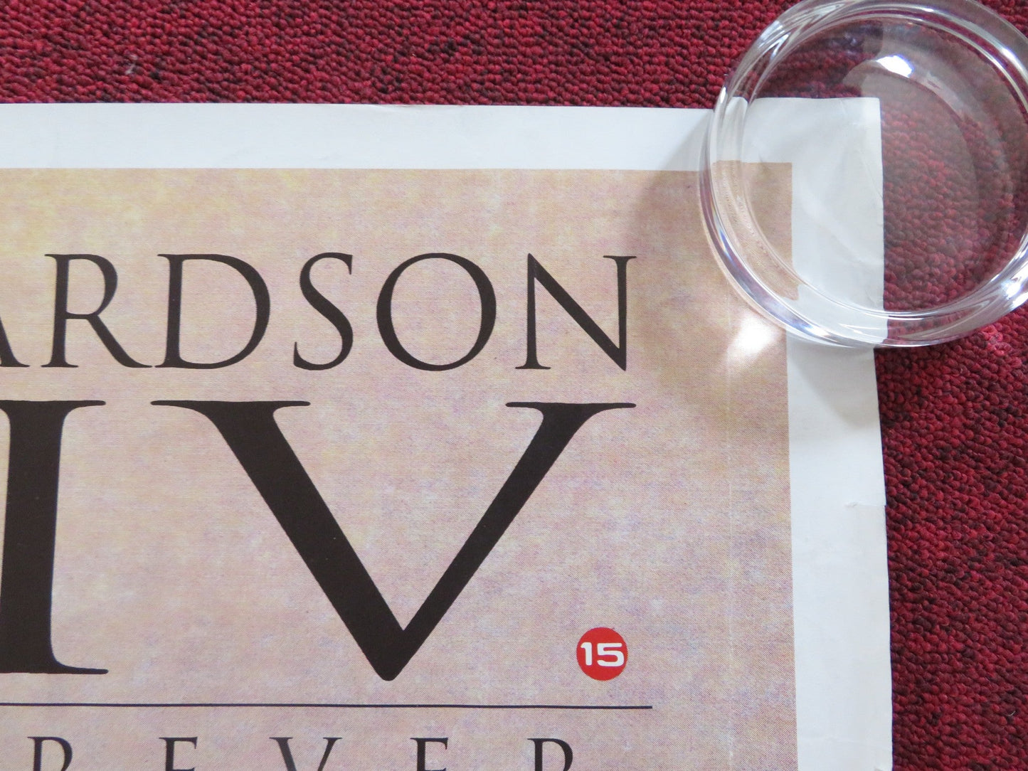 TOM & VIV UK QUAD ROLLED POSTER WILLEM DAFOE MIRANDA RICHARDSON 1994 Rendezvous Cinema Movie posters