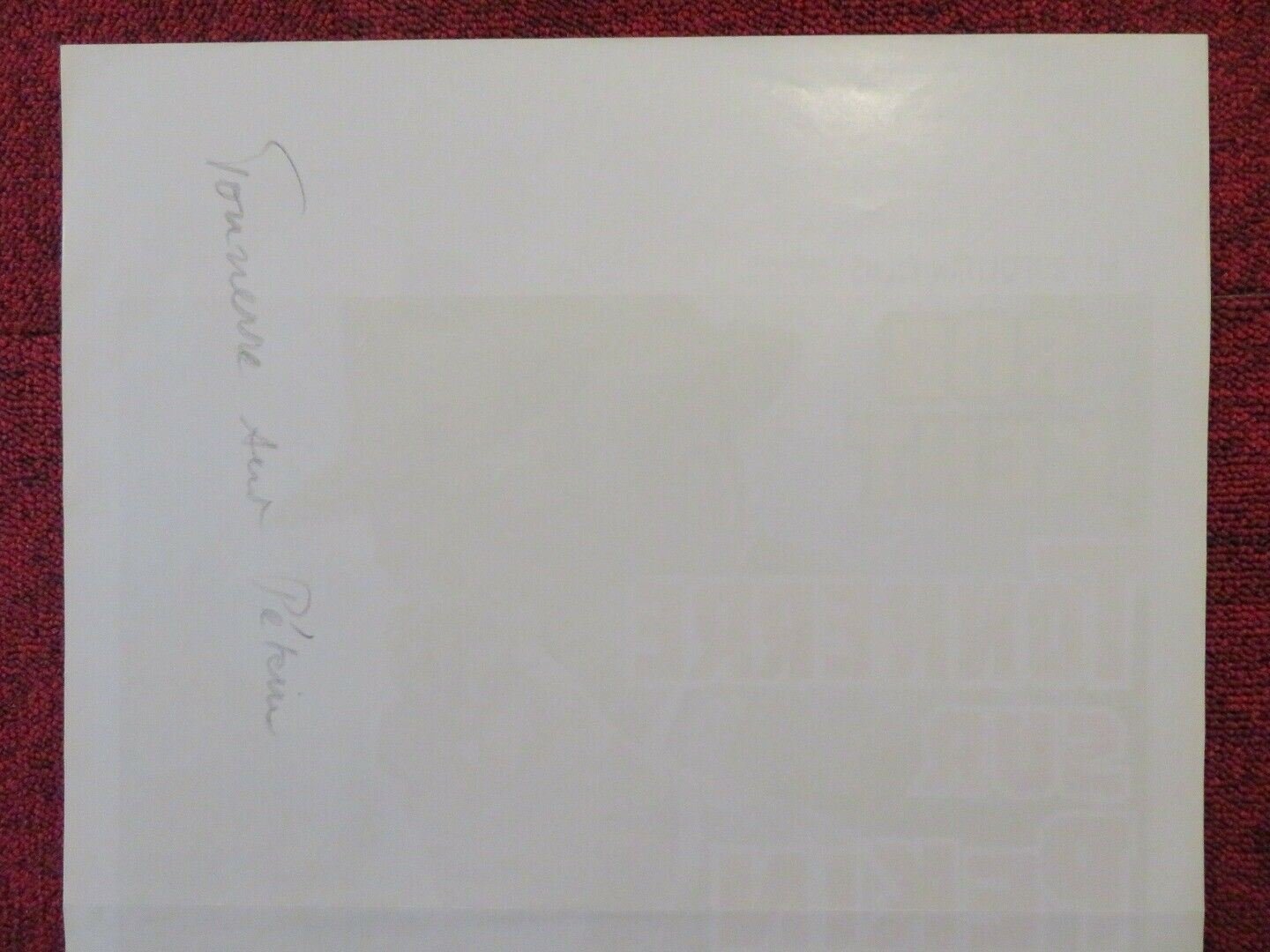 TONNERRE SUR PEKIN BELGIUM (21.5"x14") POSTER DOMINIQUE BOSCHERO 1965 Rendezvous Cinema Movie posters